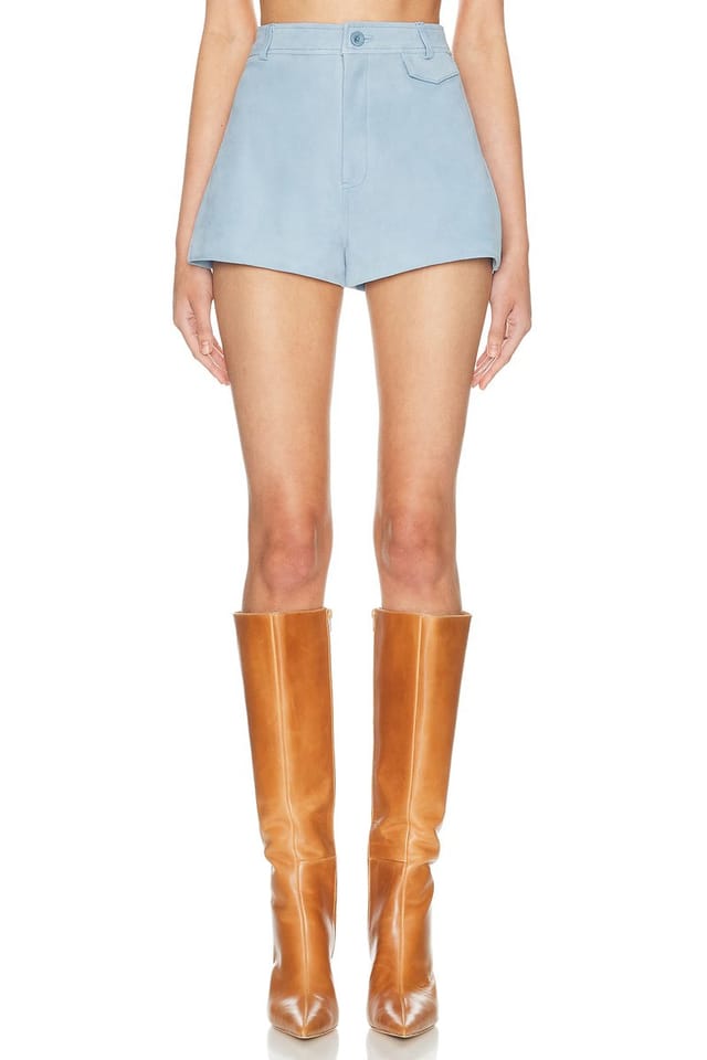 revolve The Suede Micro Shorts - 2