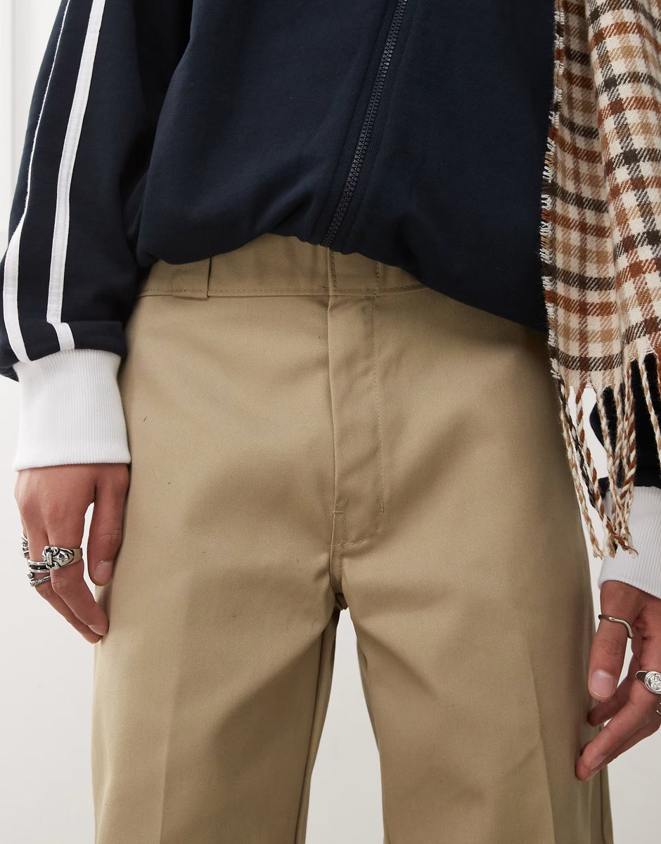 ASOS Dickies 874 straight fit work chino trousers in khaki - 4