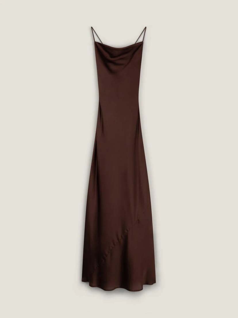 OMNES Ginny Dress in Chocolate - 1