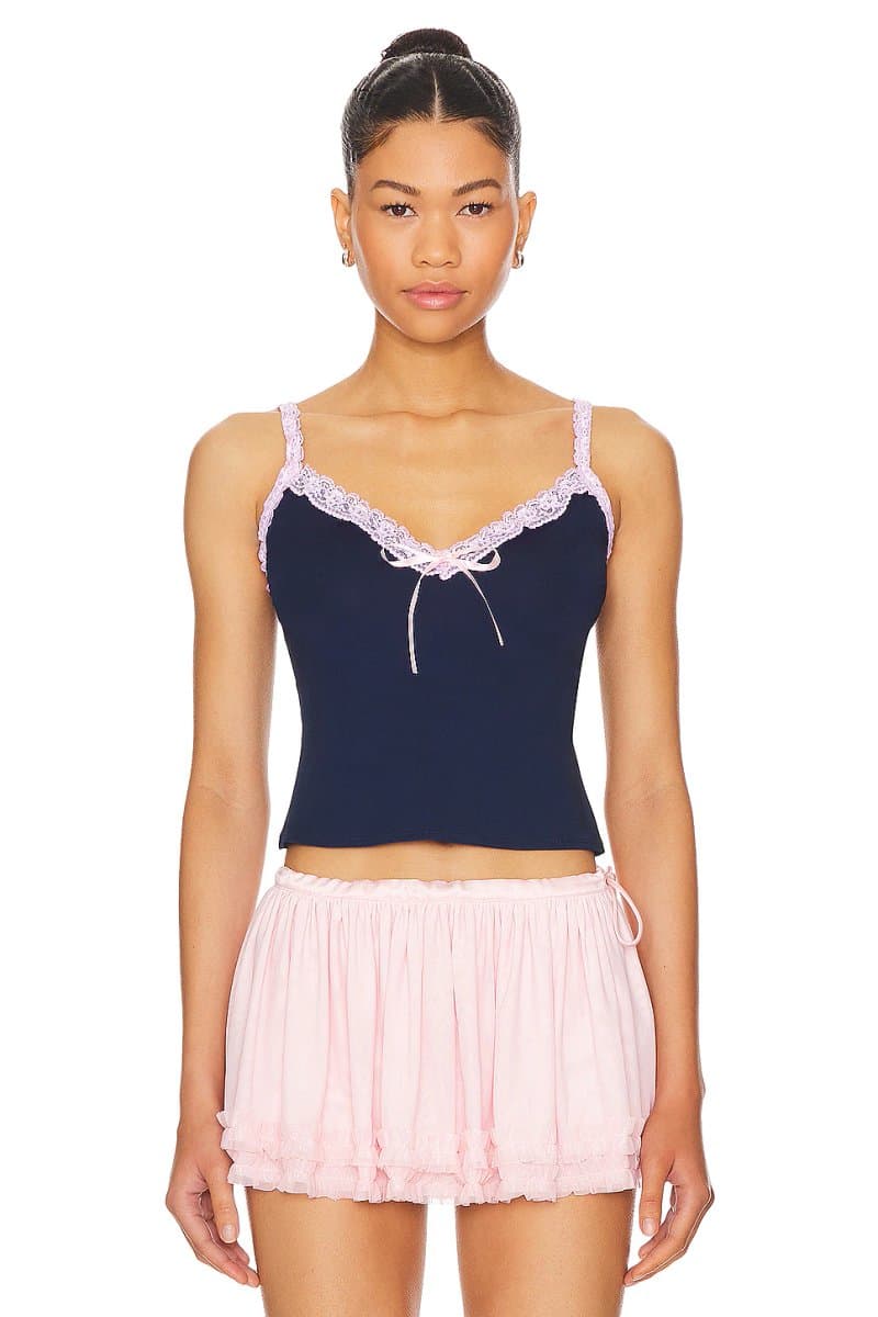 revolve Revolve Aleena Cami Top in Navy