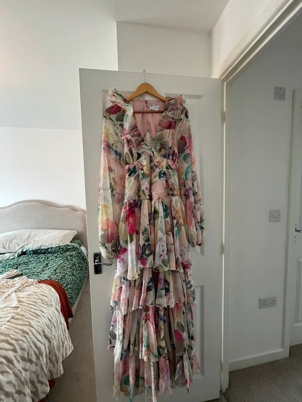 ASOS ASOS luxe ruffle maxi dress - 2