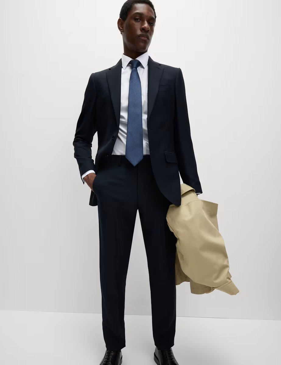 Marks & Spencer M&S 5 Pack Regular Fit Easy Iron Long Sleeve Shirts White Mix - 3