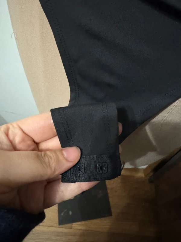 ASOS Design black lace straps ruched bodysuit plain stretch size 10 - 2