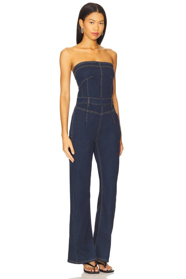 revolve x We The Free Beckett Jumpsuit In Midnight - 2