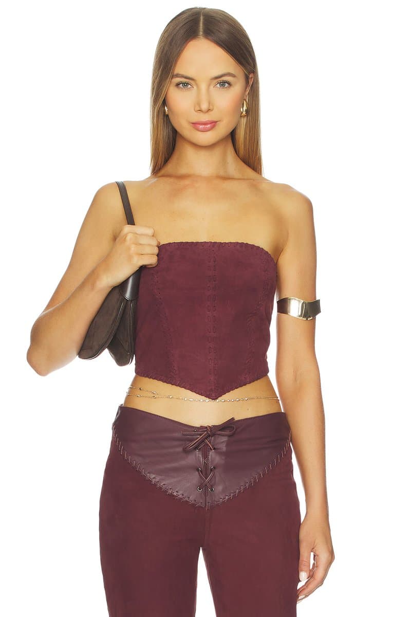 revolve Hankerchif Whipstitch Top