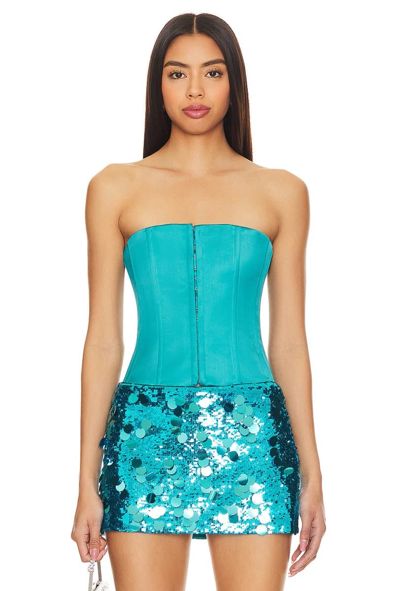 revolve Satin Corset