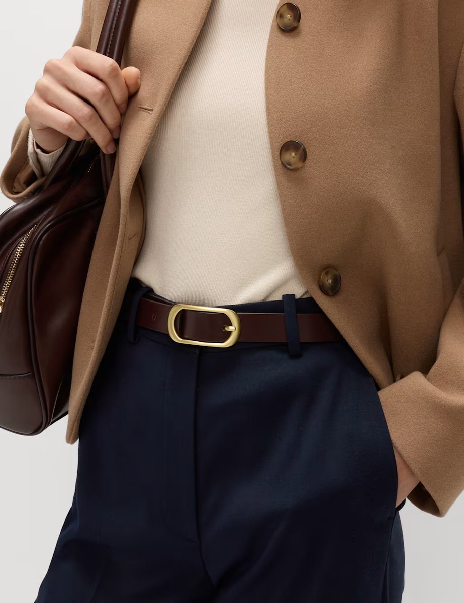 Marks & Spencer M&S Straight Leg Trousers with Stretch Dark Navy - 2