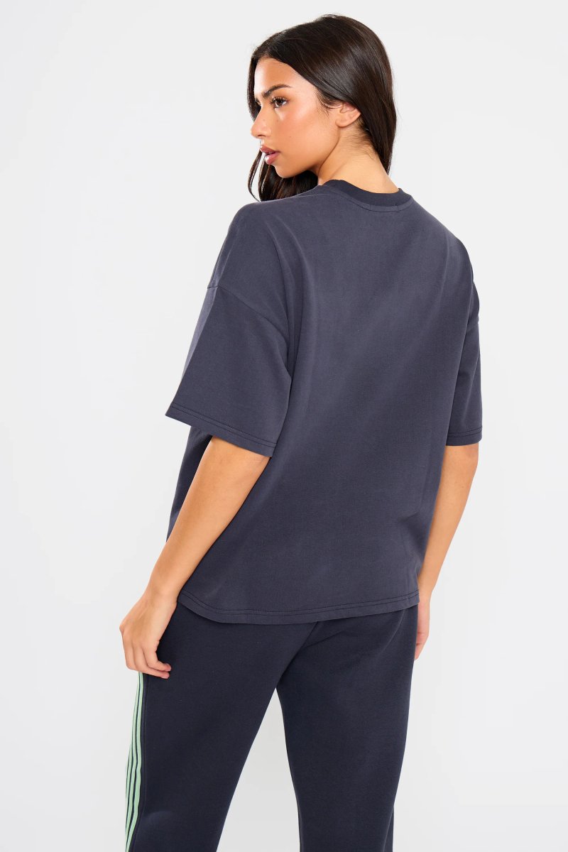 Kaiia Kaiia Oversized T-Shirt Navy & Jade Green - 4