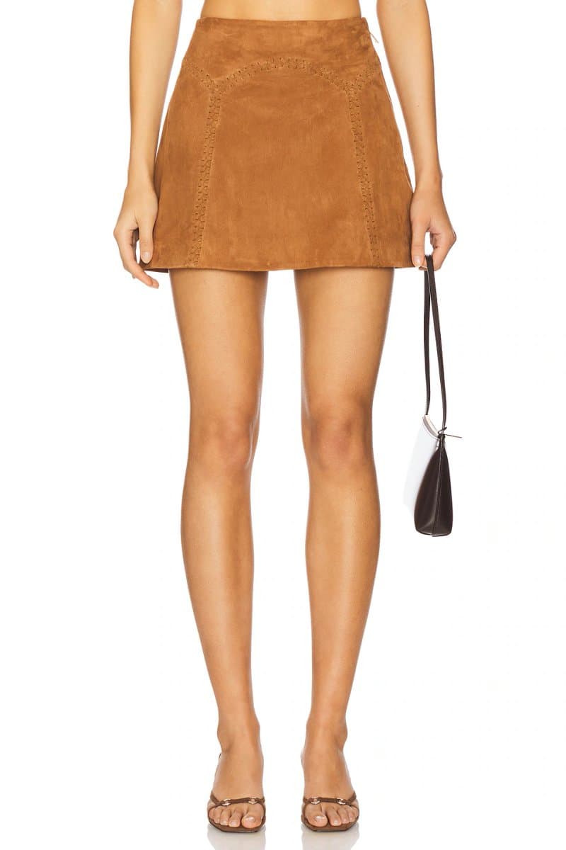 revolve Juana Suede Skirt