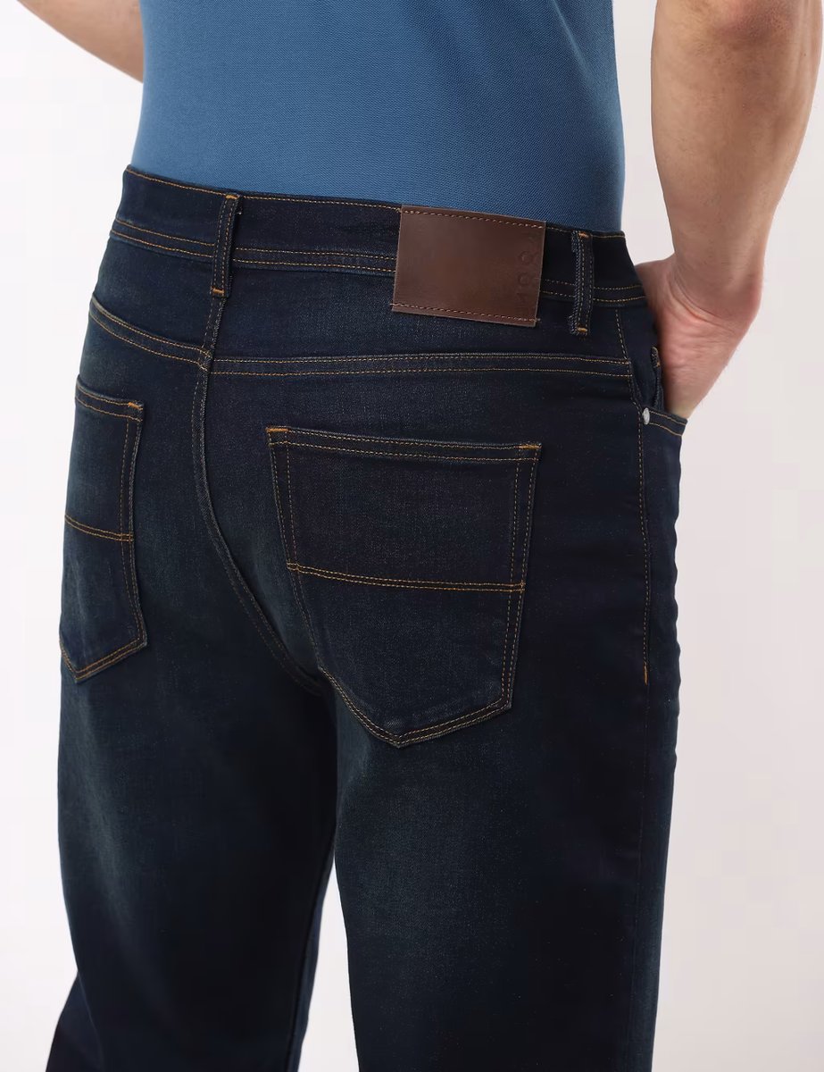 Marks & Spencer M&S Regular fit Denim Dark Blue - 3