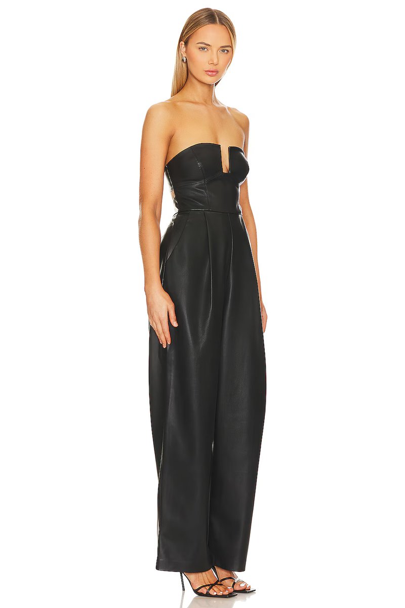 revolve Faux Leather Jumpsuit - 2
