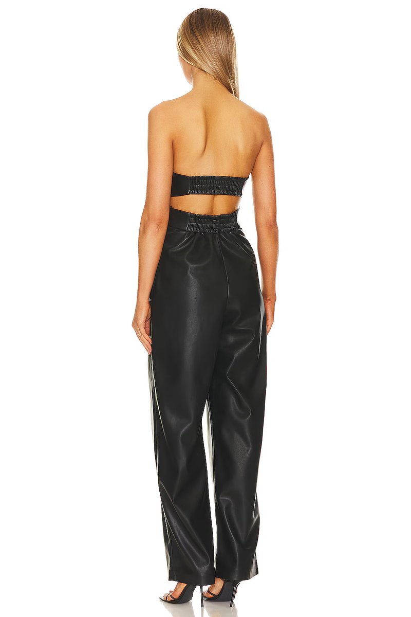 revolve Faux Leather Jumpsuit - 3