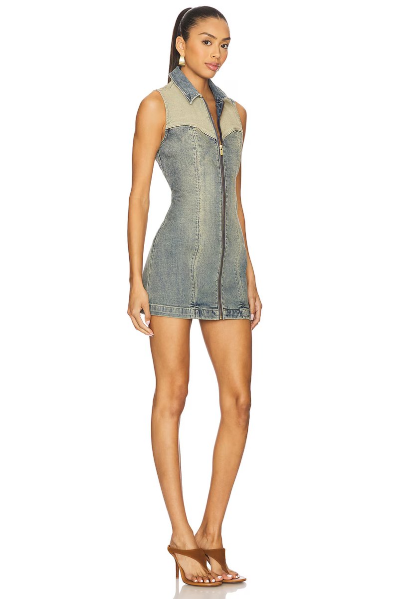 revolve Roxie Denim Dress - 2