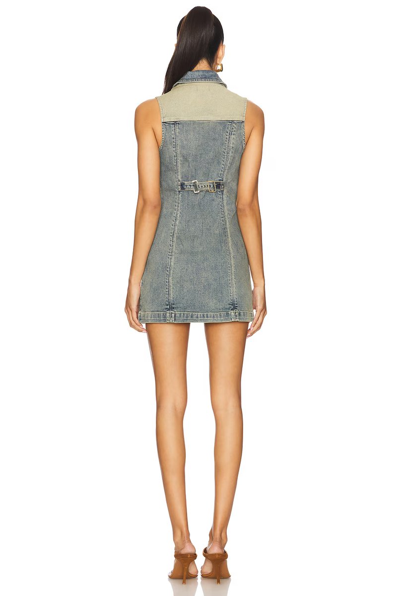 revolve Roxie Denim Dress - 3