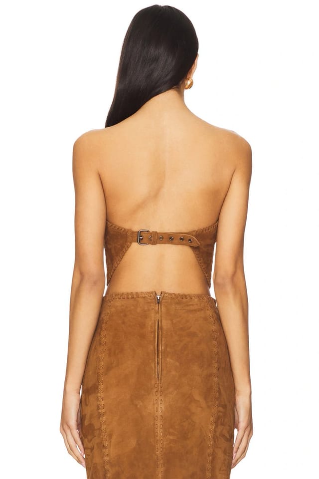revolve Handkerchief Leather Top - 3