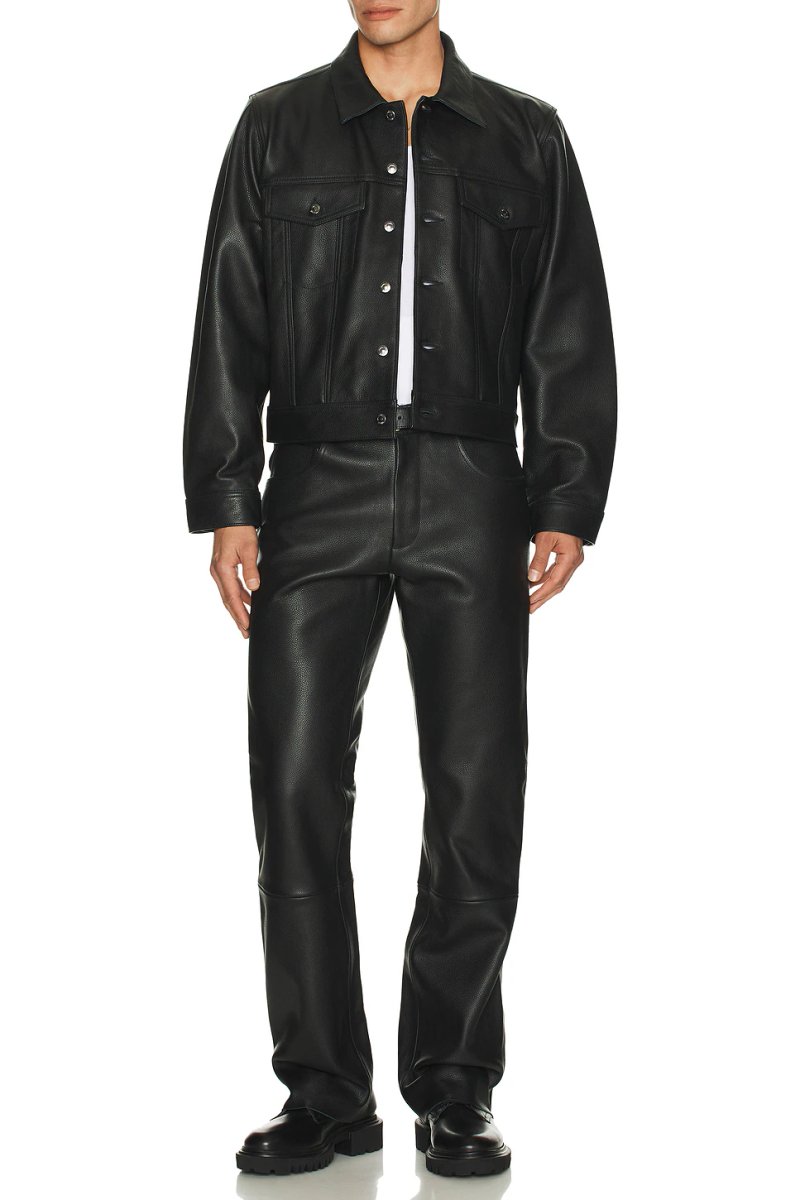 revolve Leather Pants - 4