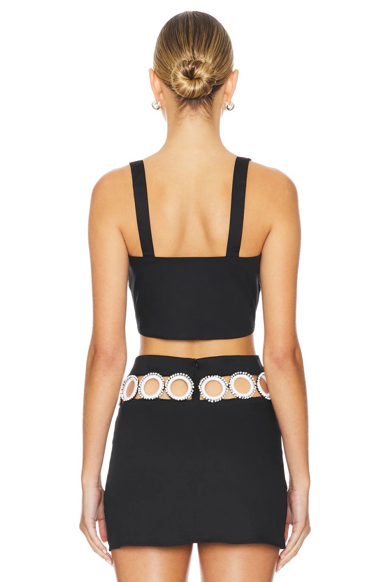 revolve Square Neck Crop Top - 3