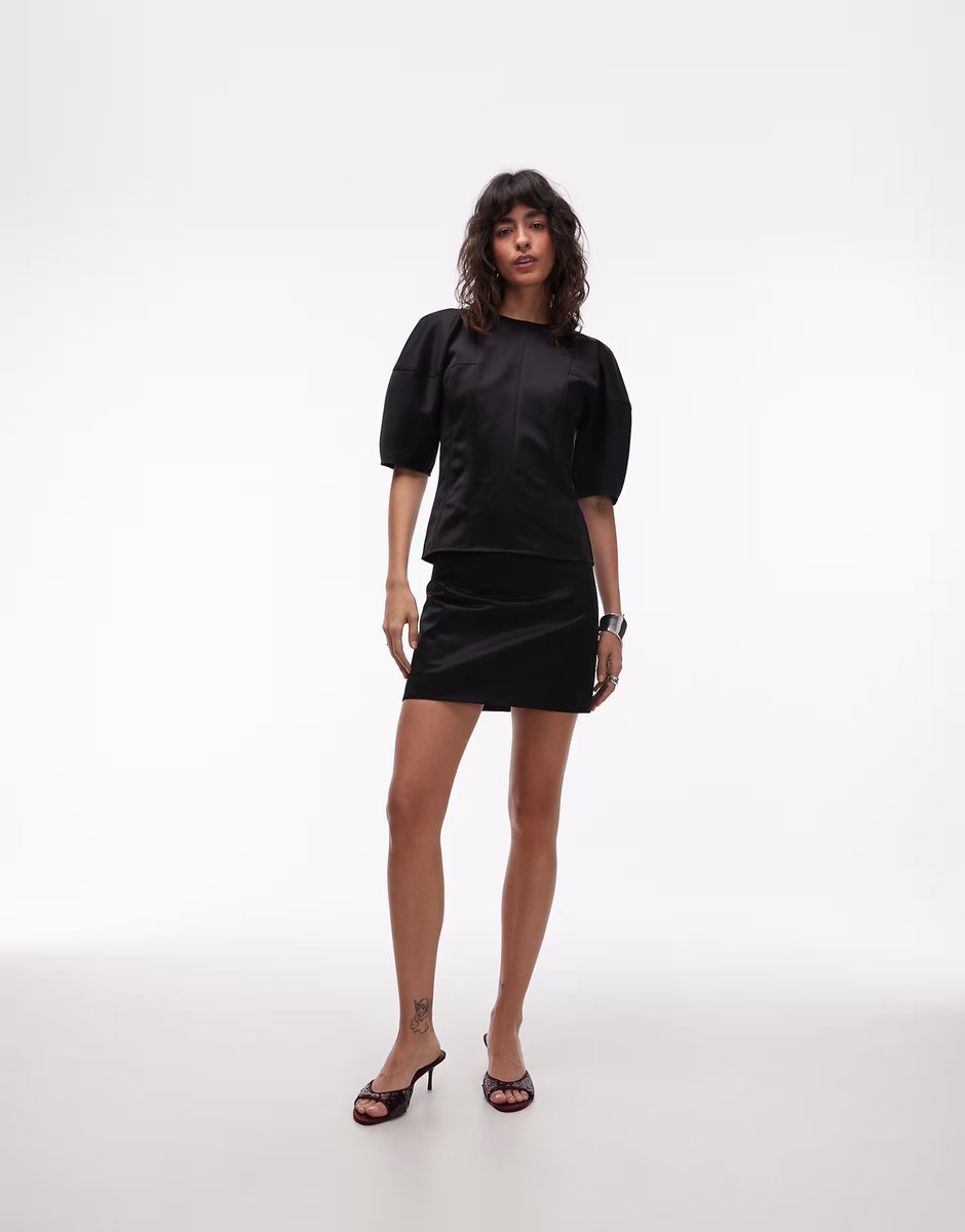 ASOS & Other Stories co-ord mini skirt in black  - 2