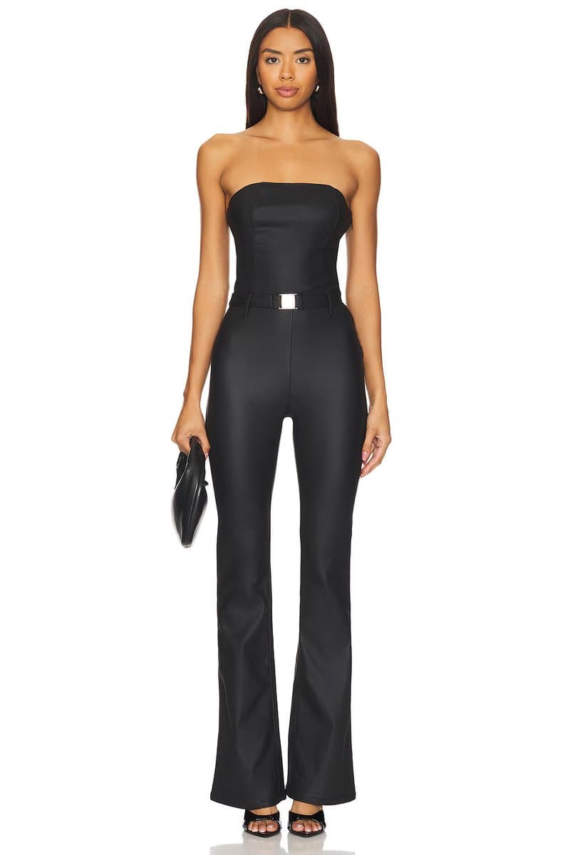 revolve Vice Slim Flare Jumpsuit