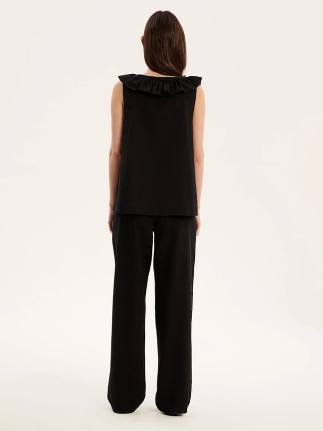 OMNES Rachael Top in Black - 3