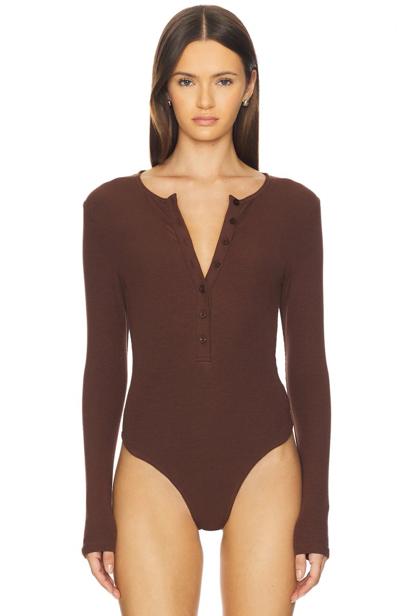 revolve Henley Bodysuit - 2
