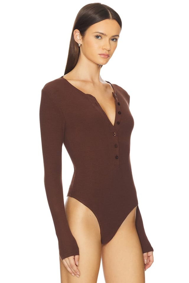 revolve Henley Bodysuit - 3
