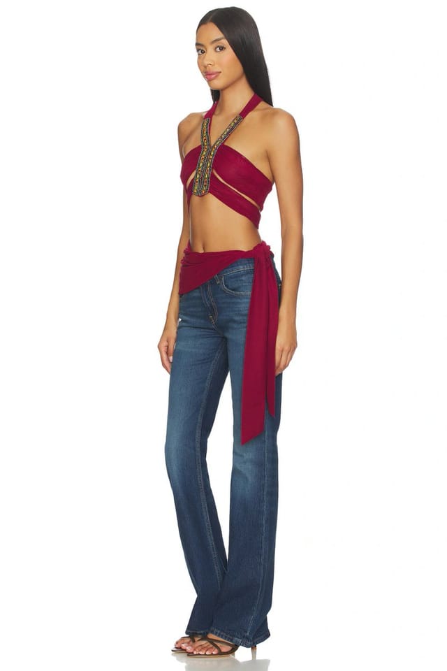 revolve Mesh Wrap Top - 2