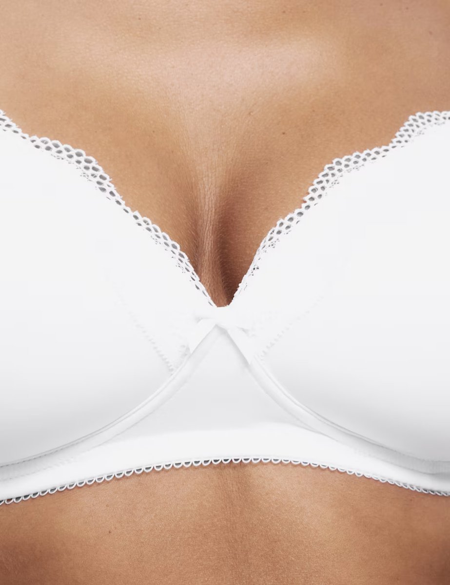 Marks & Spencer M&S Jasmine Lace Non Wired Full Cup Bra (A-E) White - 2