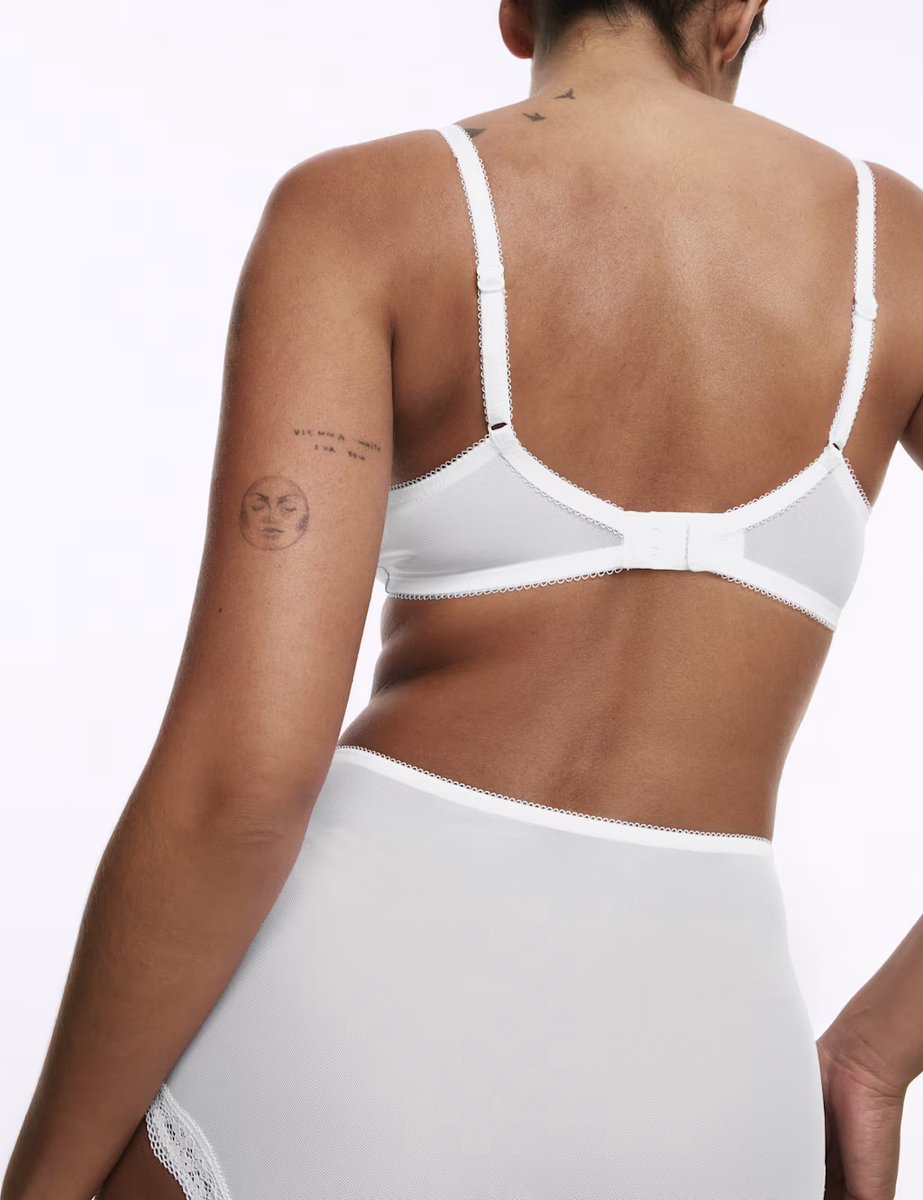 Marks & Spencer M&S Jasmine Lace Non Wired Full Cup Bra (A-E) White - 3