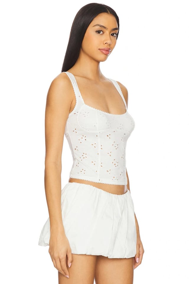 revolve Full Bloom Eyelet Cami - 2