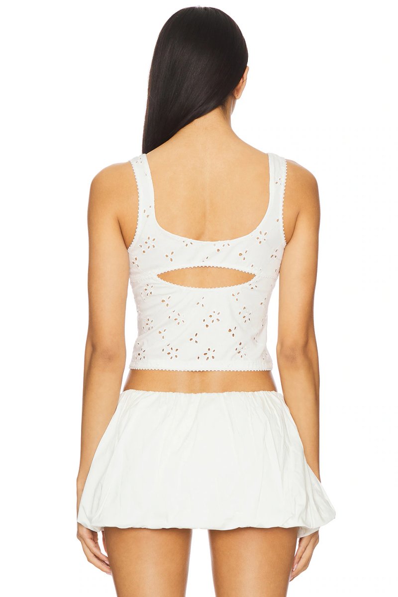 revolve Full Bloom Eyelet Cami - 3
