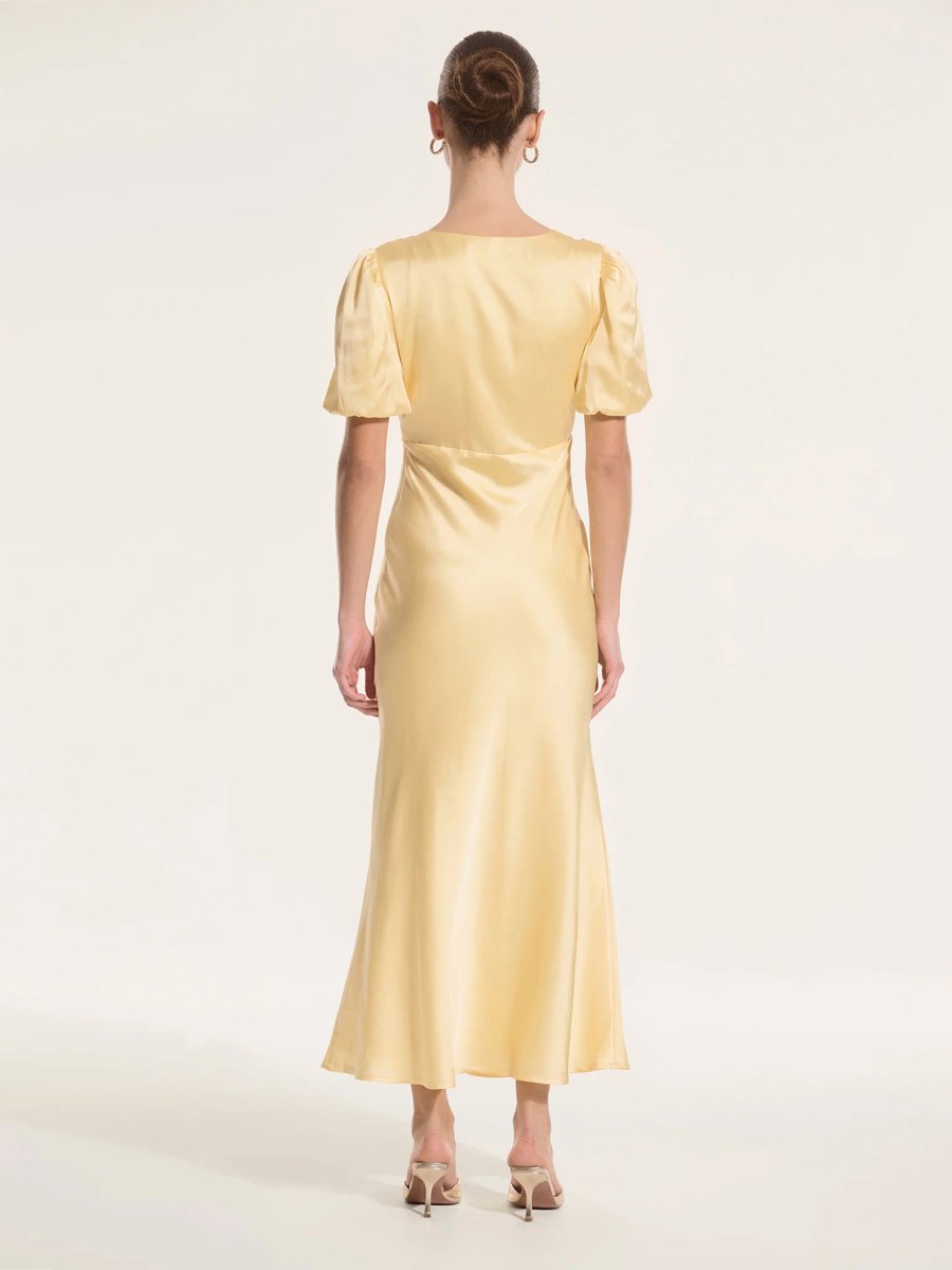 OMNES Rosie Dress in Vintage Yellow - 3