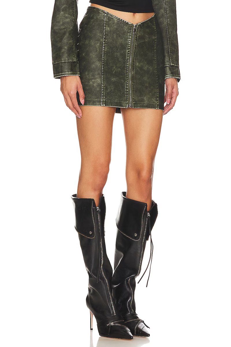 revolve Lupita Faux Leather Skirt - 2