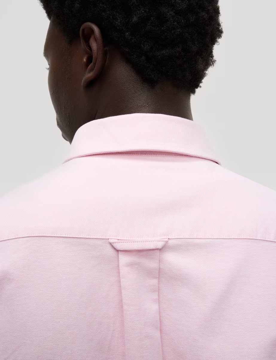 Marks & Spencer M&S Pure Cotton Ultimate Oxford Shirt Pink - 2