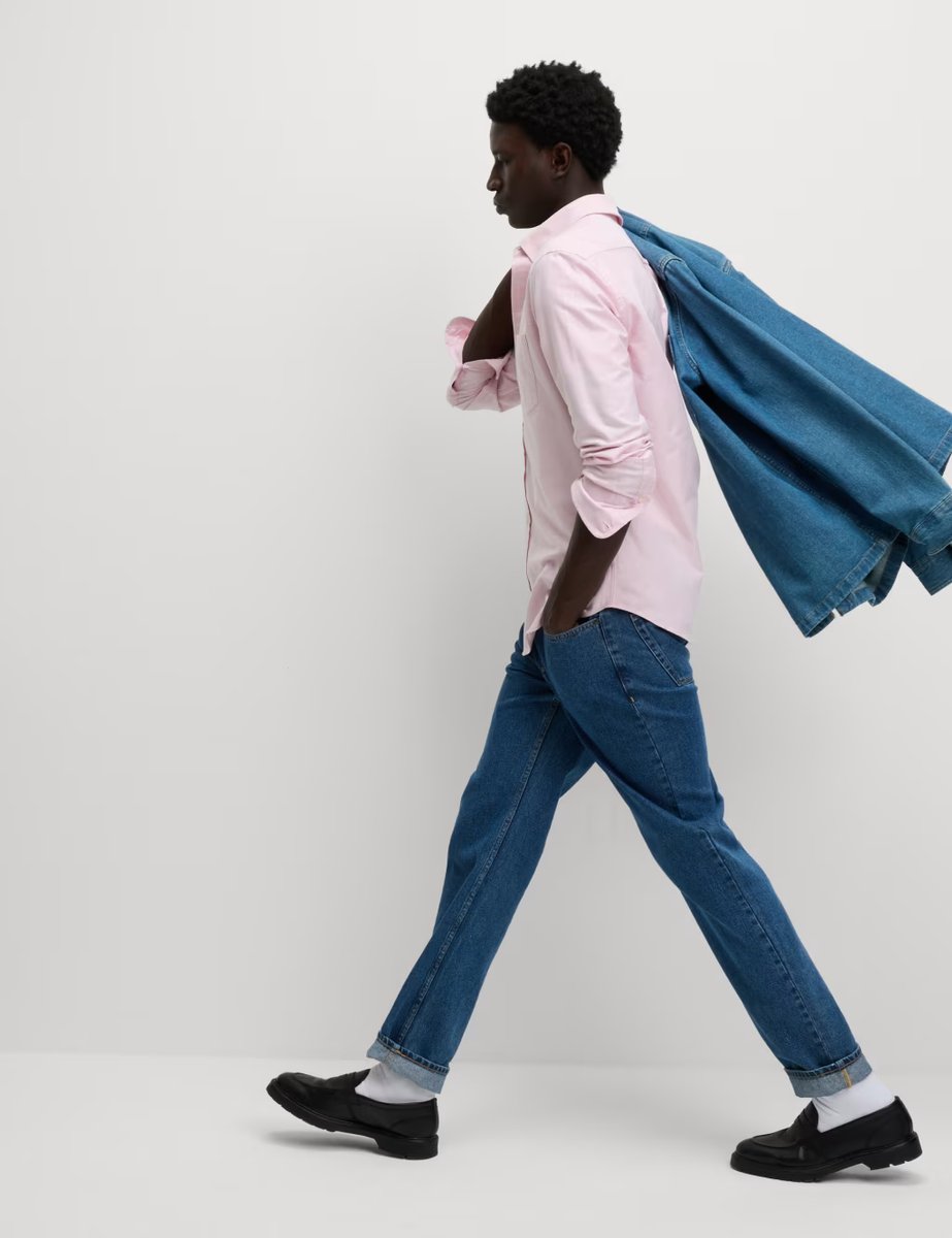 Marks & Spencer M&S Pure Cotton Ultimate Oxford Shirt Pink - 3