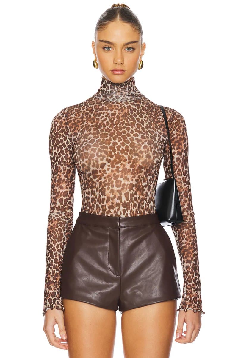 revolve Mira Sheer Bodysuit