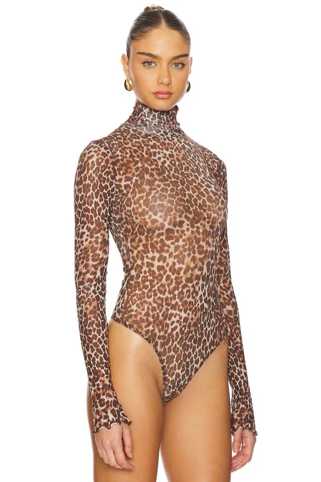 revolve Mira Sheer Bodysuit - 3