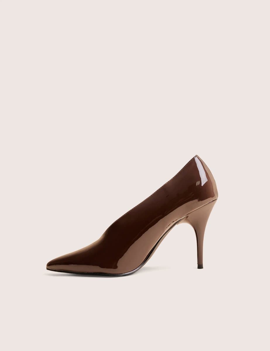Public Desire Sedona Brown Patent Court High Heels