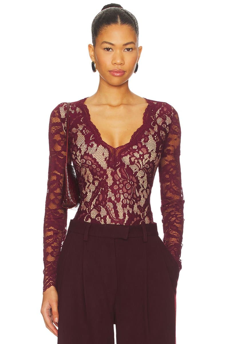 revolve Alessia Lace Bodysuit