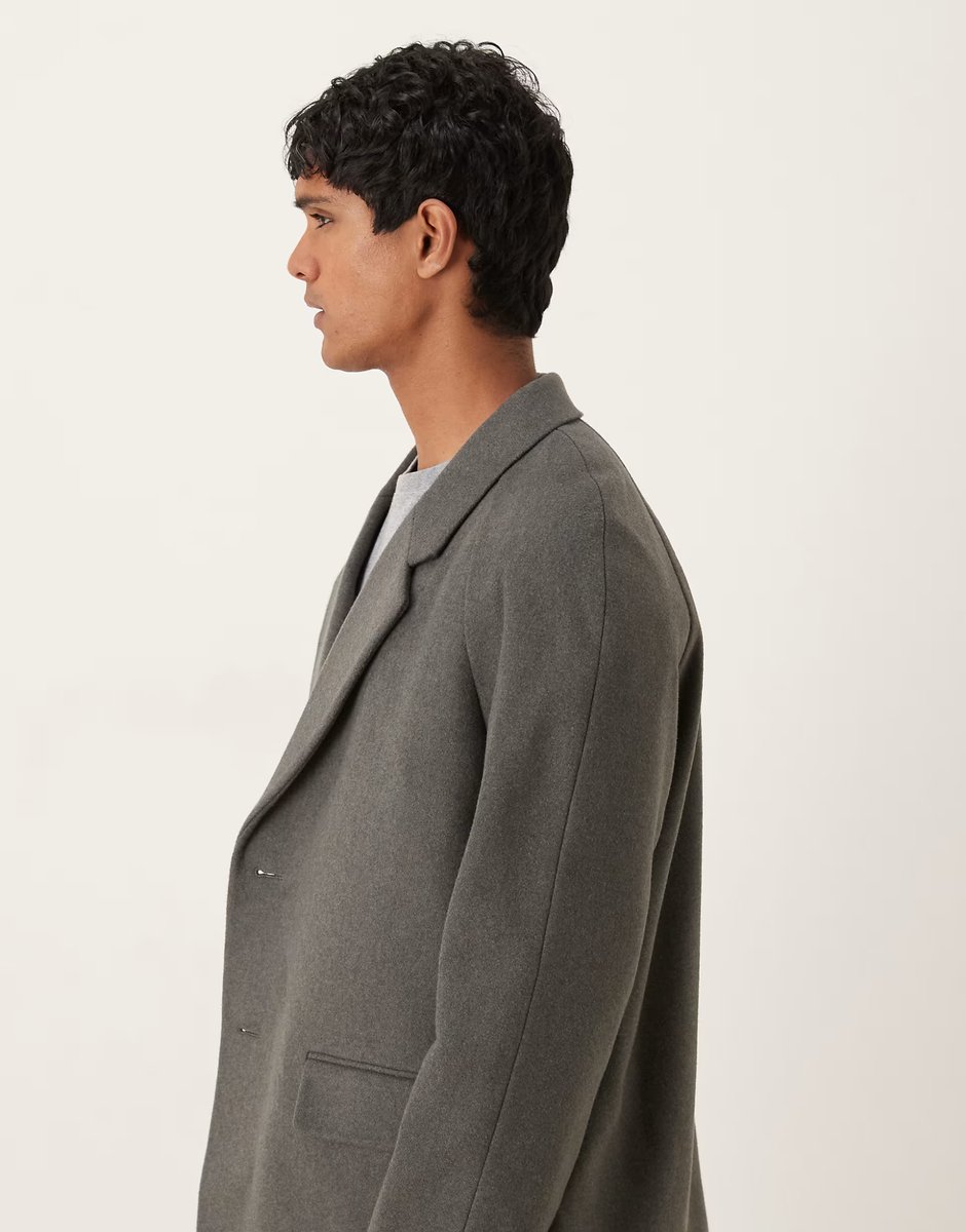 ASOS ASOS DESIGN oversized slouchy blazer in charcoal - 4