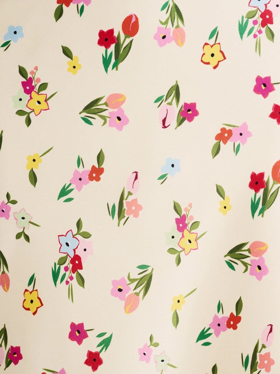 OMNES Belle Dress  in Yellow Floral - 4
