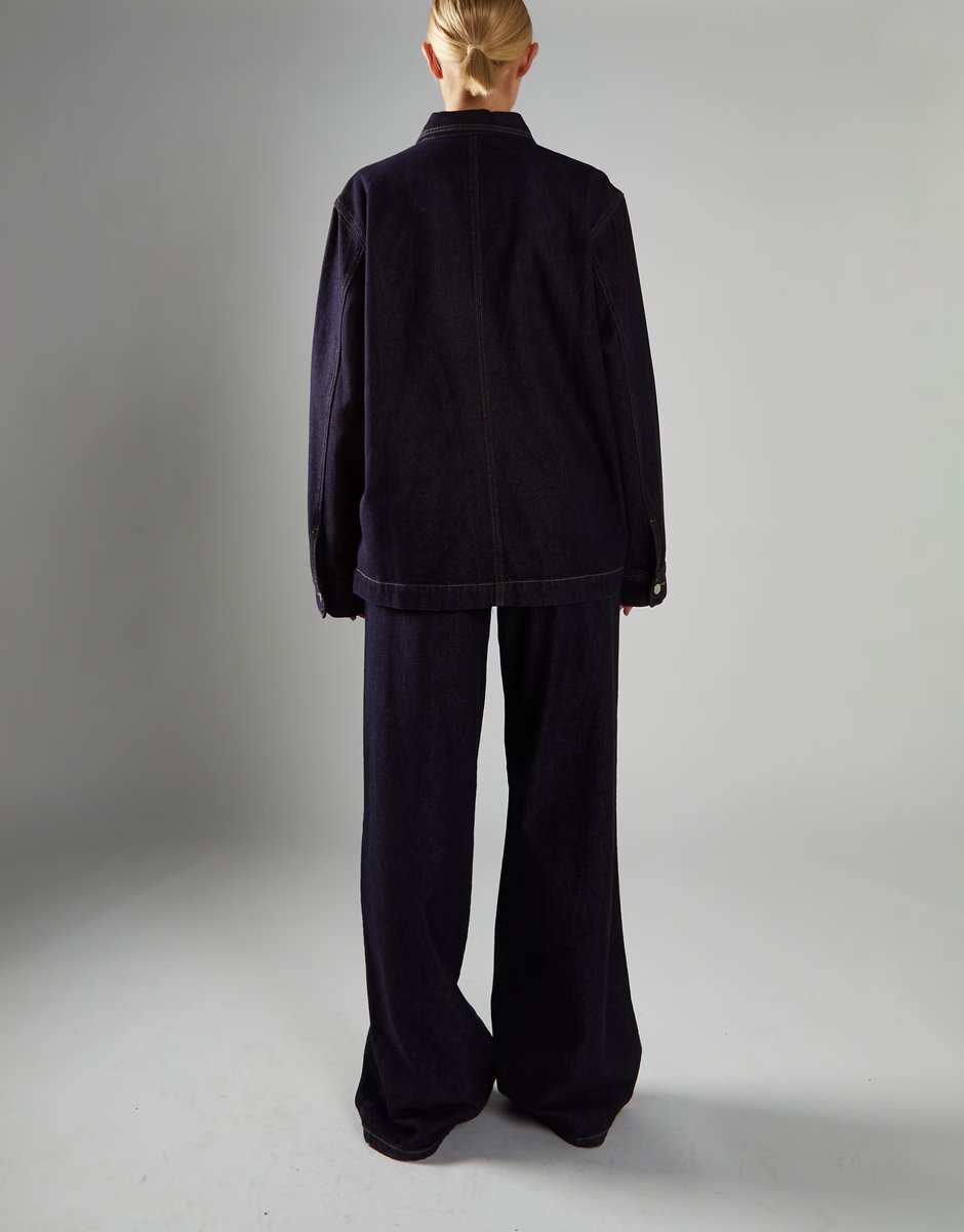 ASOS Glamorous Wide-Leg Mid-Rise-Jeans in dark indigo - 2