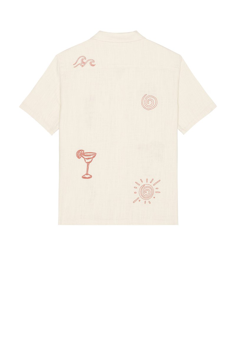 revolve Embroidered Resort Shirt - 2