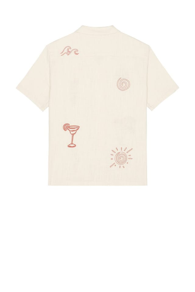 revolve Embroidered Resort Shirt - 2