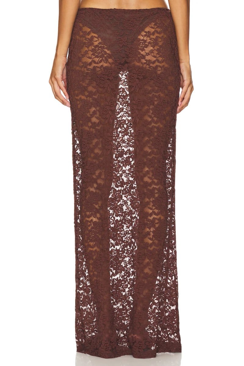 revolve Black Swan Lace Maxi - 4