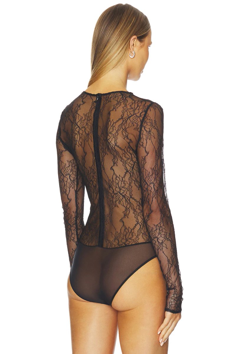 revolve Body Electric Bodysuit Black - 4