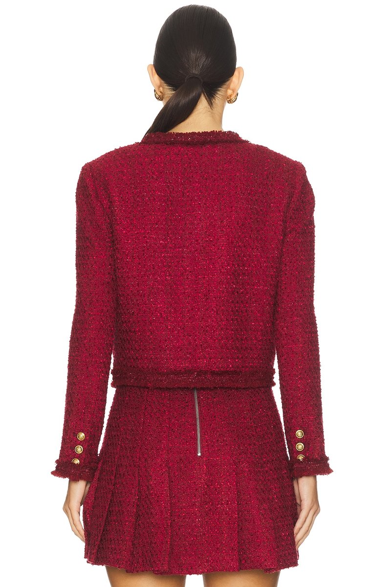 revolve Landon Cropped Box Jacket With Trim - 3