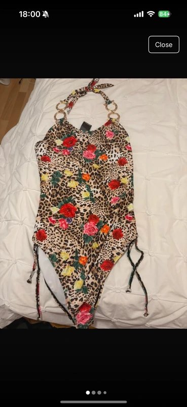 Boohoo Boohoo leopard print rose swimsuit gold - 3