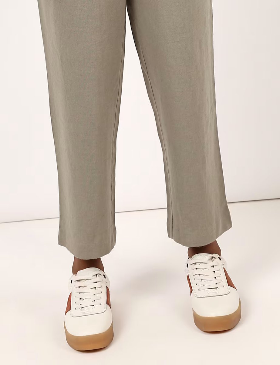 Marks & Spencer M&S LV TAPERED TROUSERS Sage - 4
