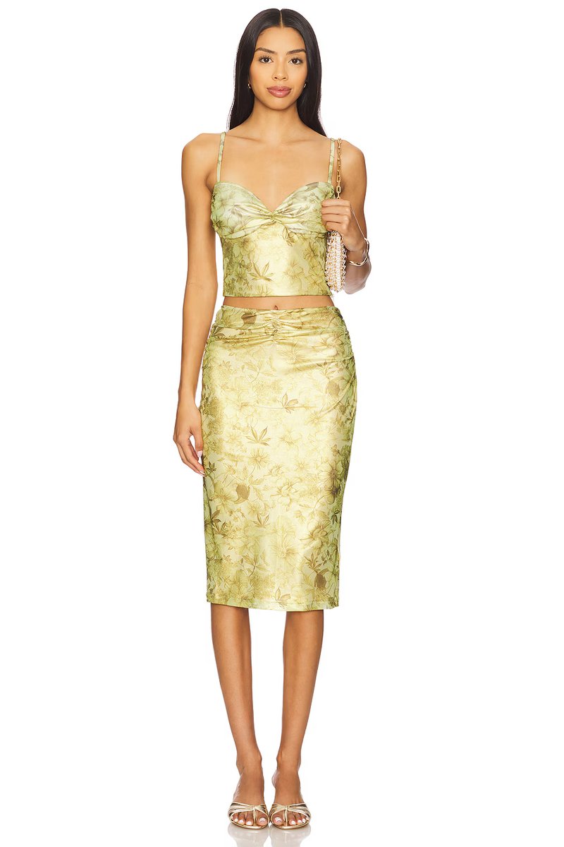 revolve Printed Lame Top - 4